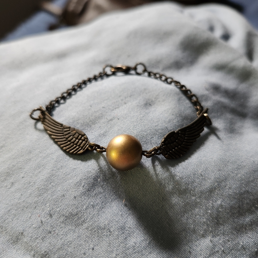 Gold Winged Bracelet
